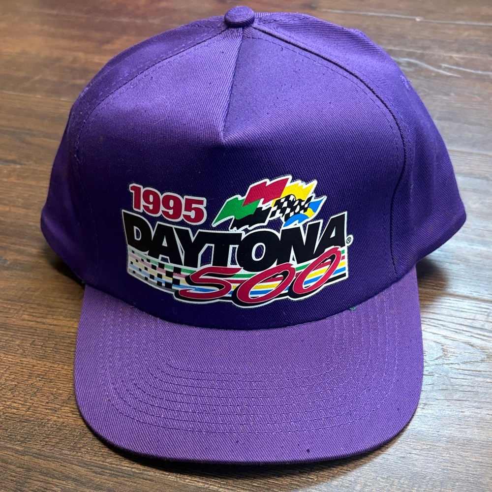 Vintage 1995 Daytona 500 Purple Snapback Hat